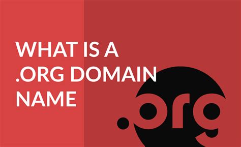 About .org domains .
